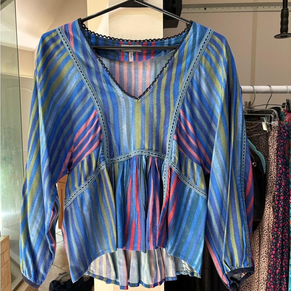 Colorful xs blouse from Anthropologie